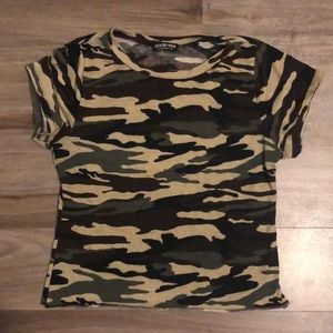 ✨3/$15✨ Fashion Nova Camo T-Shirt